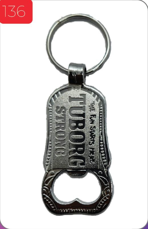 Tuborg Strong Customize Metal Keychain
