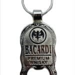 Customize Bacardi Metal Keychain