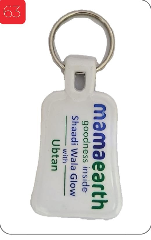 Customized Keychain-63 MamaEarth Customize Printed Keychain