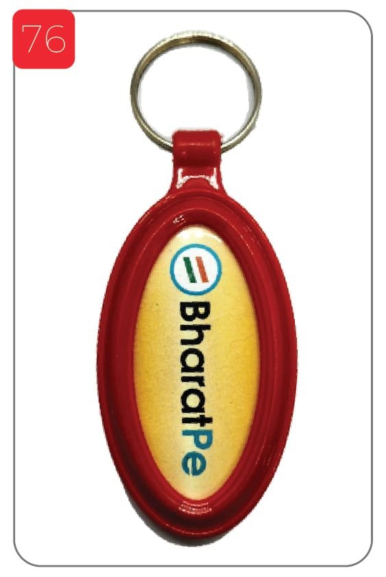Bharatpe Customize Printed Keychain