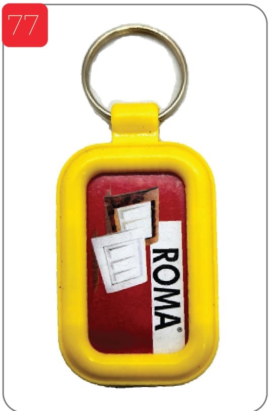 Printed Roma Customize Keychain