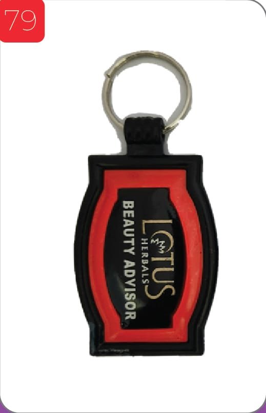 Lotus Customize Printed Keychain