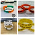 Election Silicon Printed Wristband
